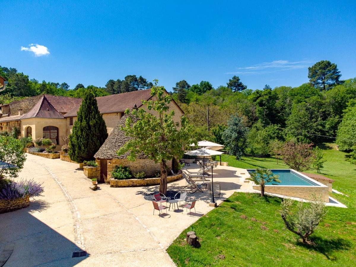 Aux Bories De Marquay, Chambres D'Hotes B&B Avec Piscine Et Spa Pres De Sarlat المظهر الخارجي الصورة