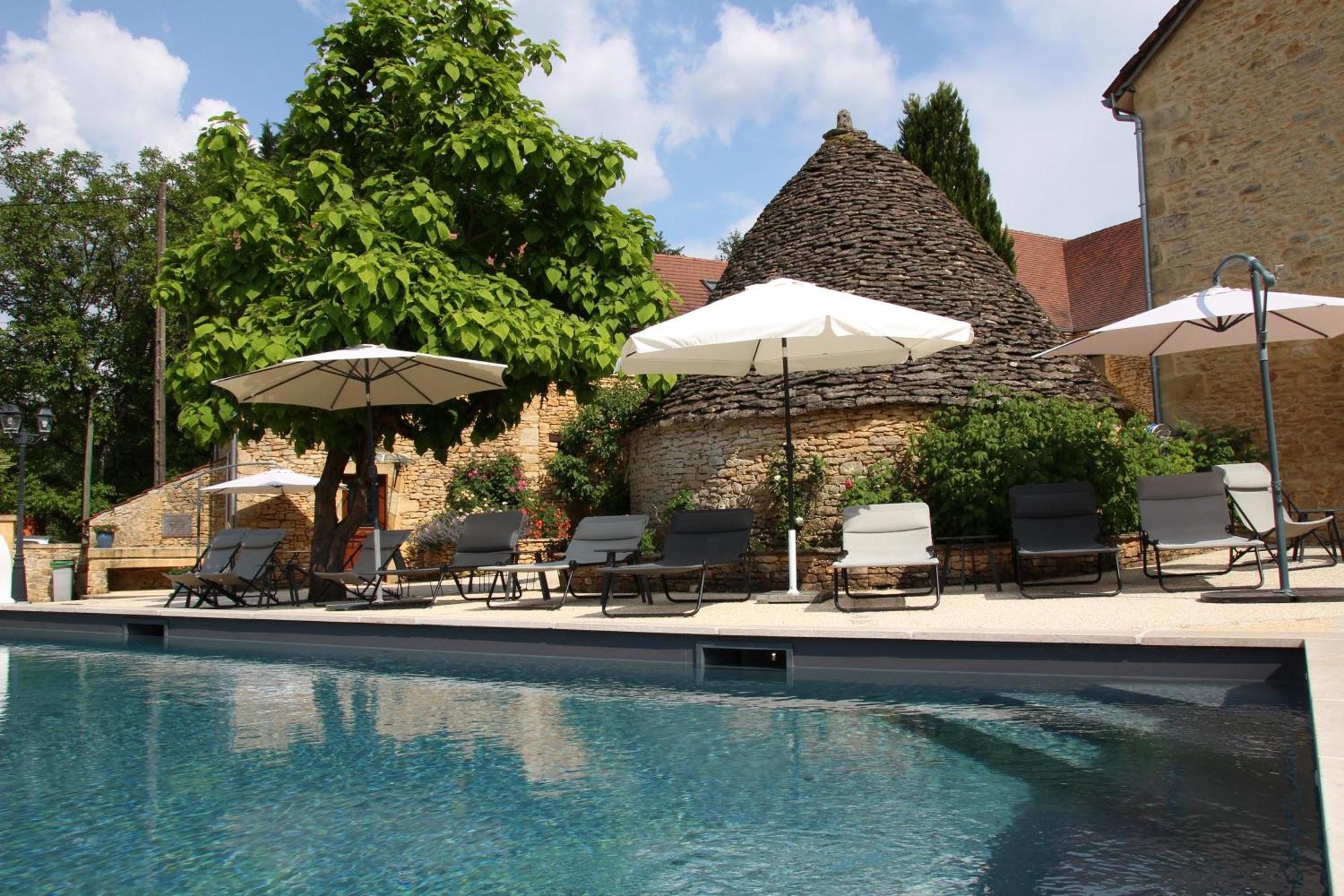 Aux Bories De Marquay, Chambres D'Hotes B&B Avec Piscine Et Spa Pres De Sarlat المظهر الخارجي الصورة